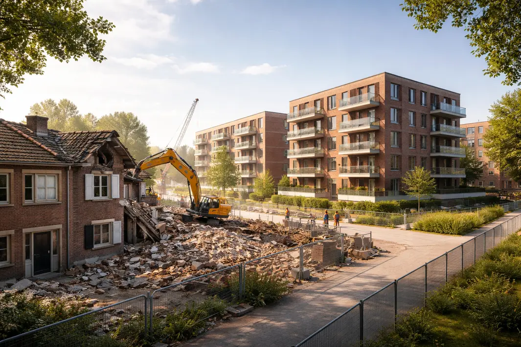 Verouderde woningen in Enschede maken plaats voor nieuwe sociale huurappartementen